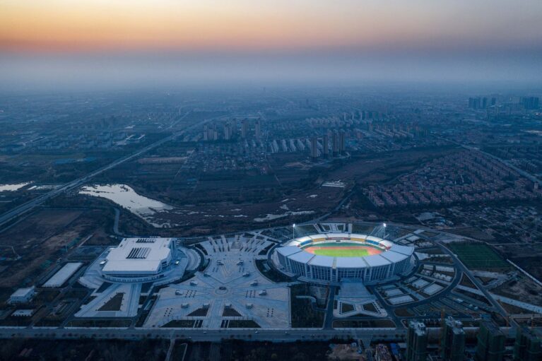 Olympic Sports Center Of Pingdu Qingdao | Shanghai Jiao Tong University Urban Planning & Architectural Design Co.Ltd