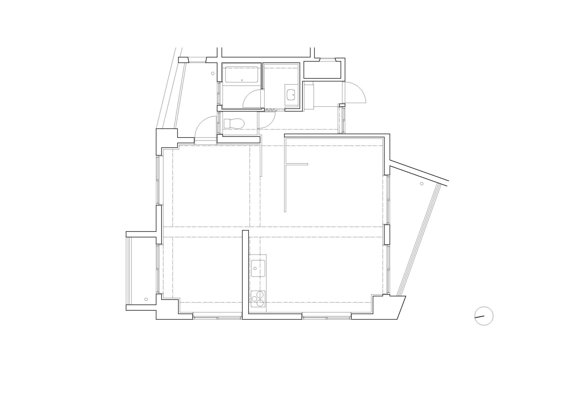 Tokyo Blue Apartment Renovation