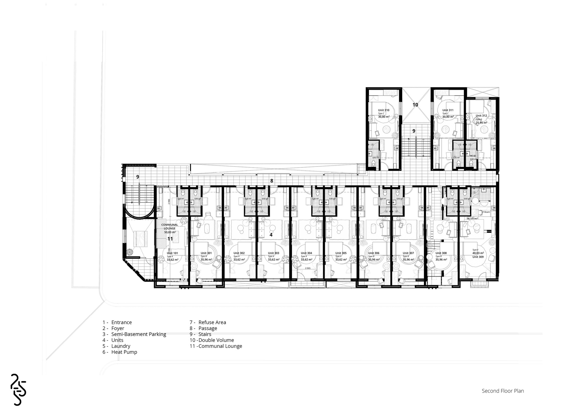 9 on Nares Apartment Building