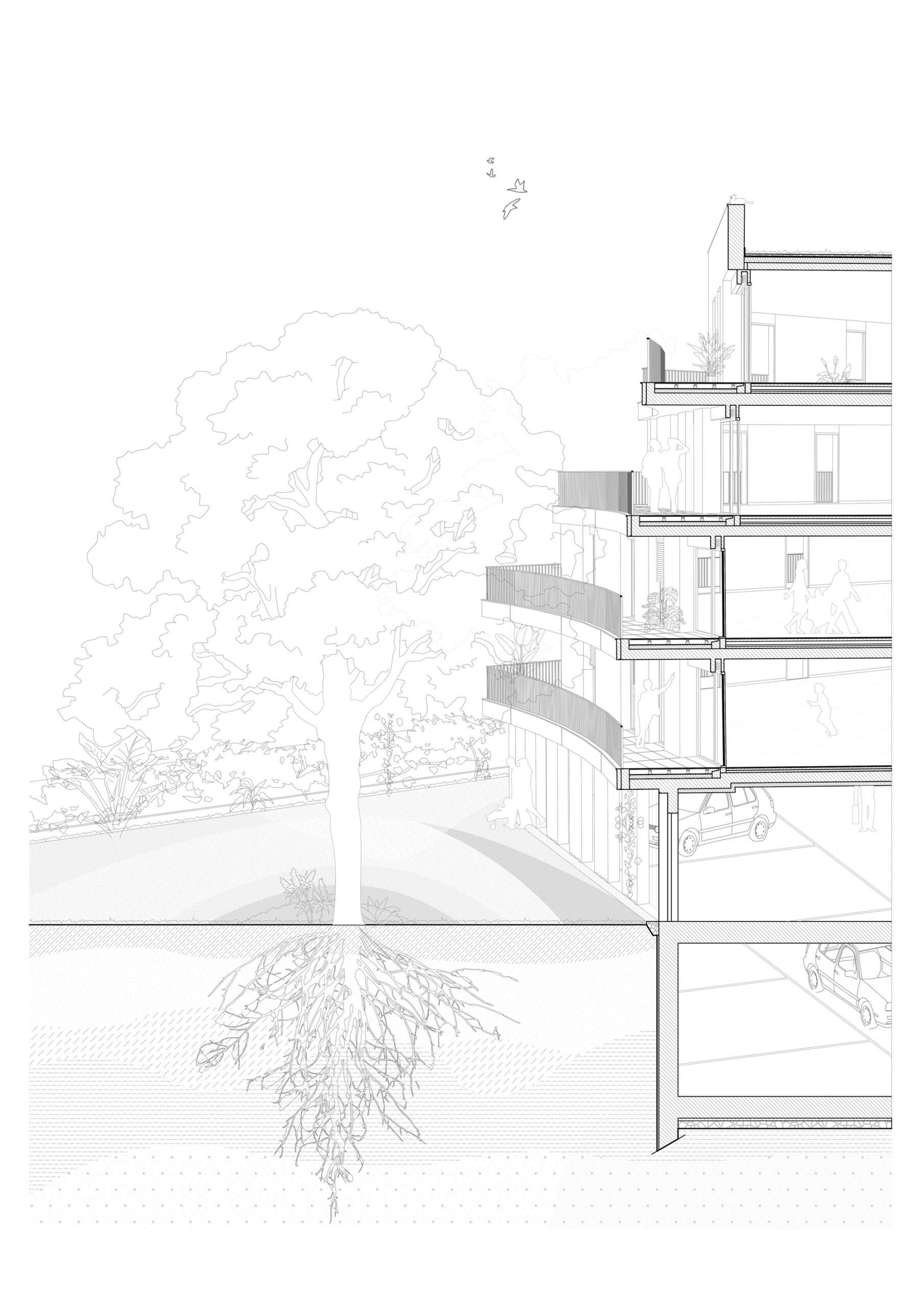 Near The Tree Apartment Building