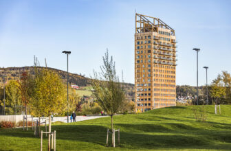 Mjøstårnet The Tower of Lake Mjøsa