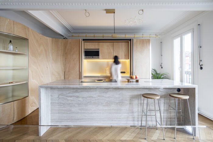 Wood Ribbon Apartment