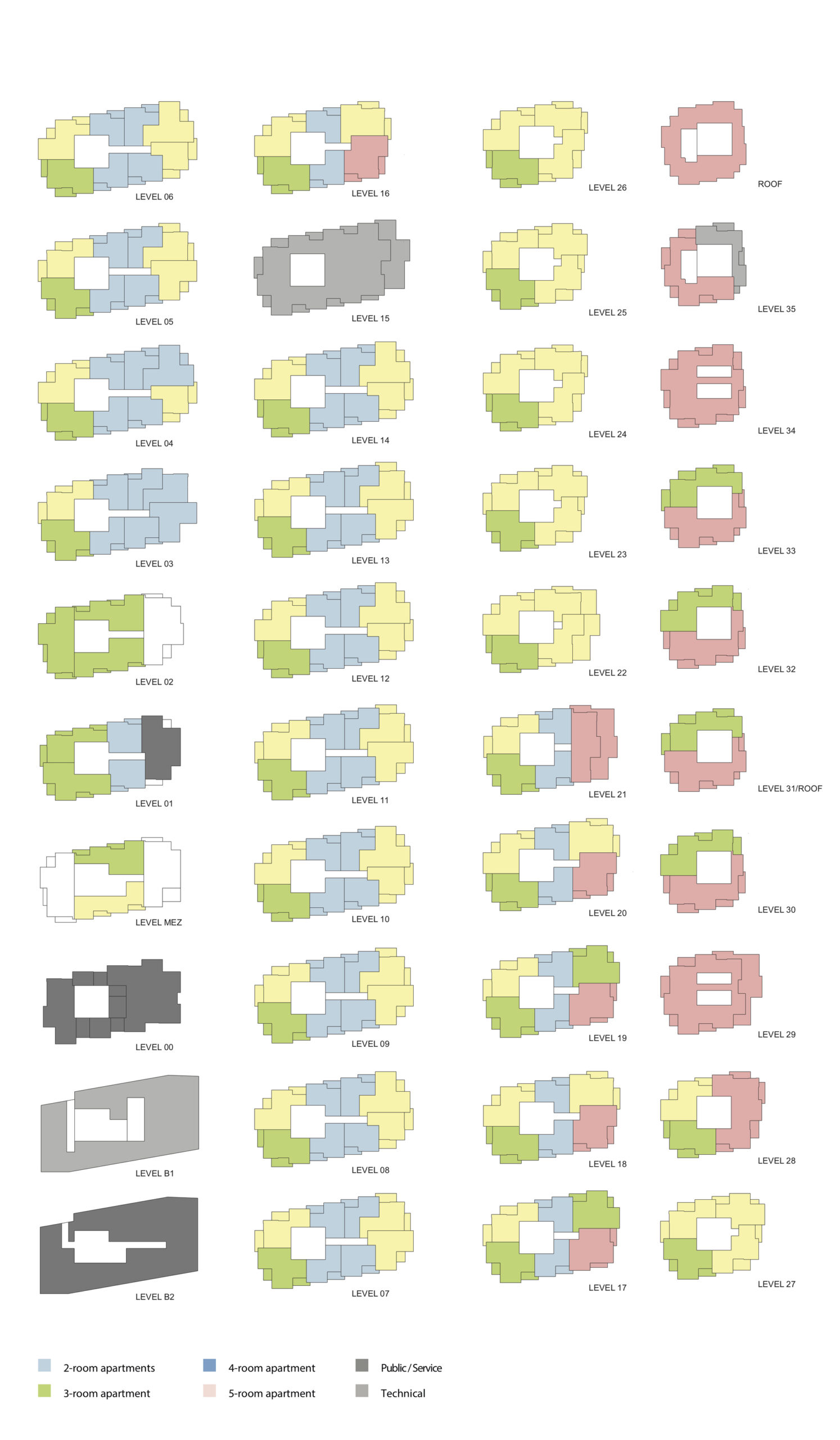 Apartments Diagrams © OMA29