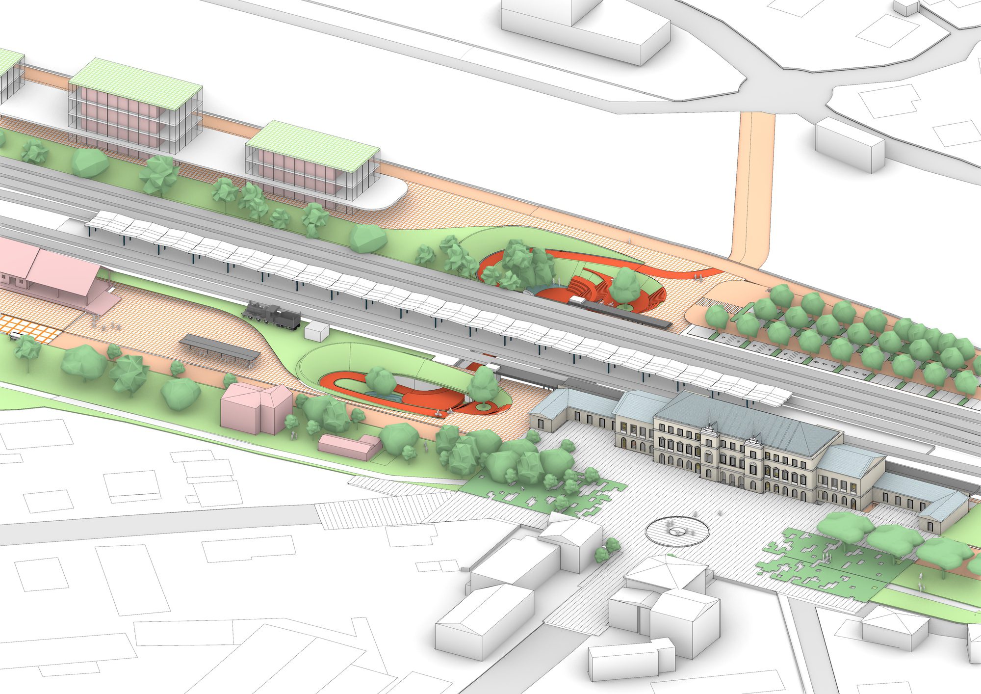 Nova Gorica Railway Station and Vrtača Underpass