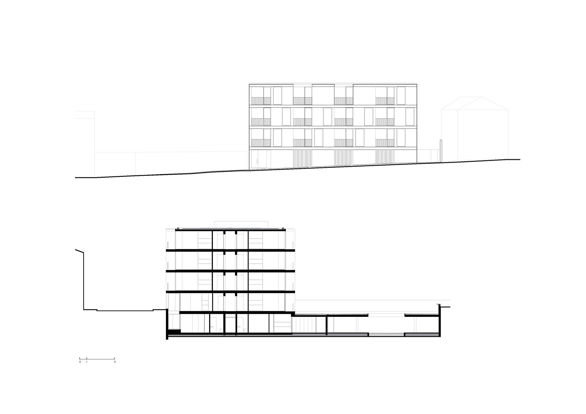 Elevation and Section19