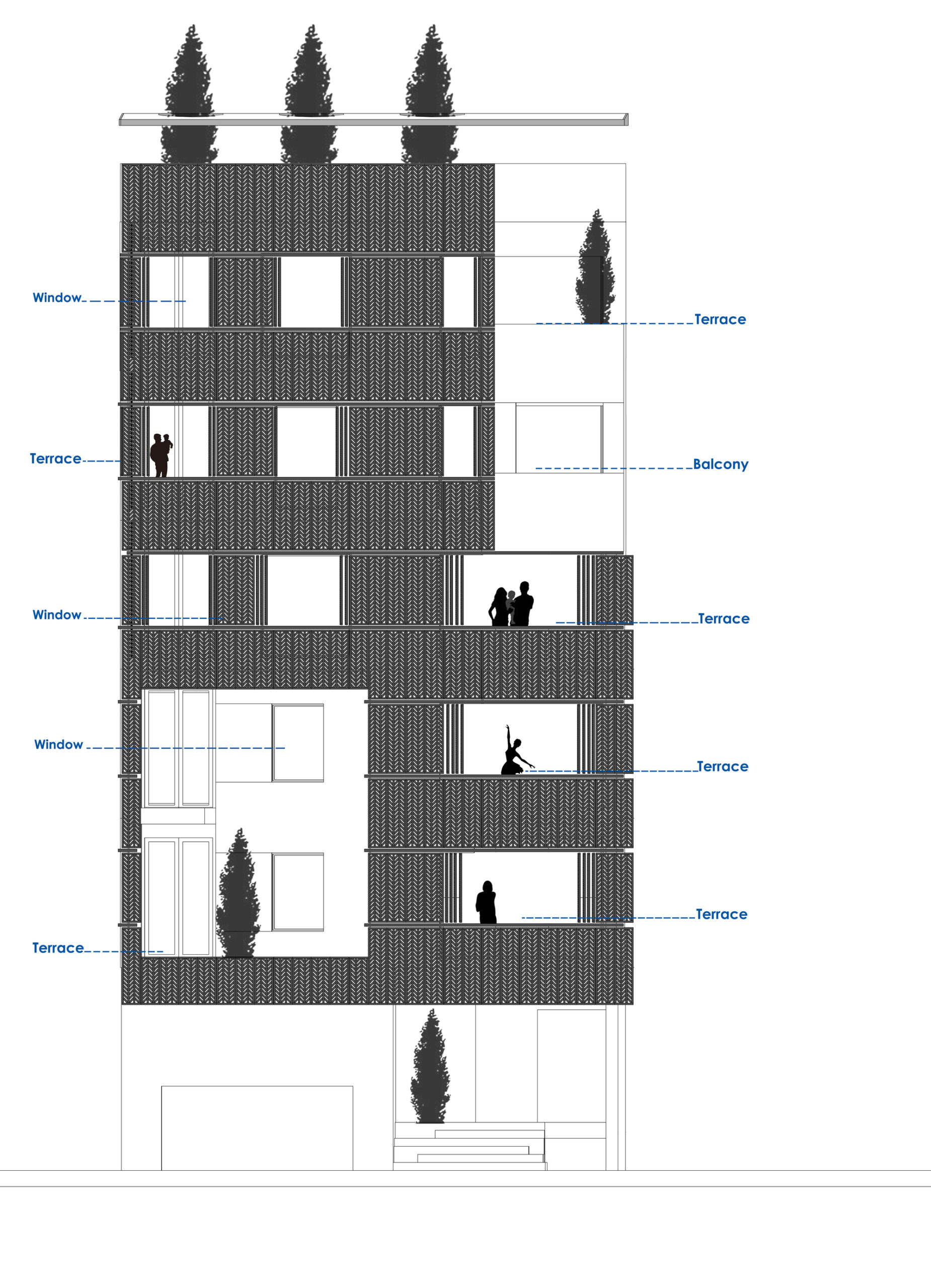 Facade Opning Diagram 0450