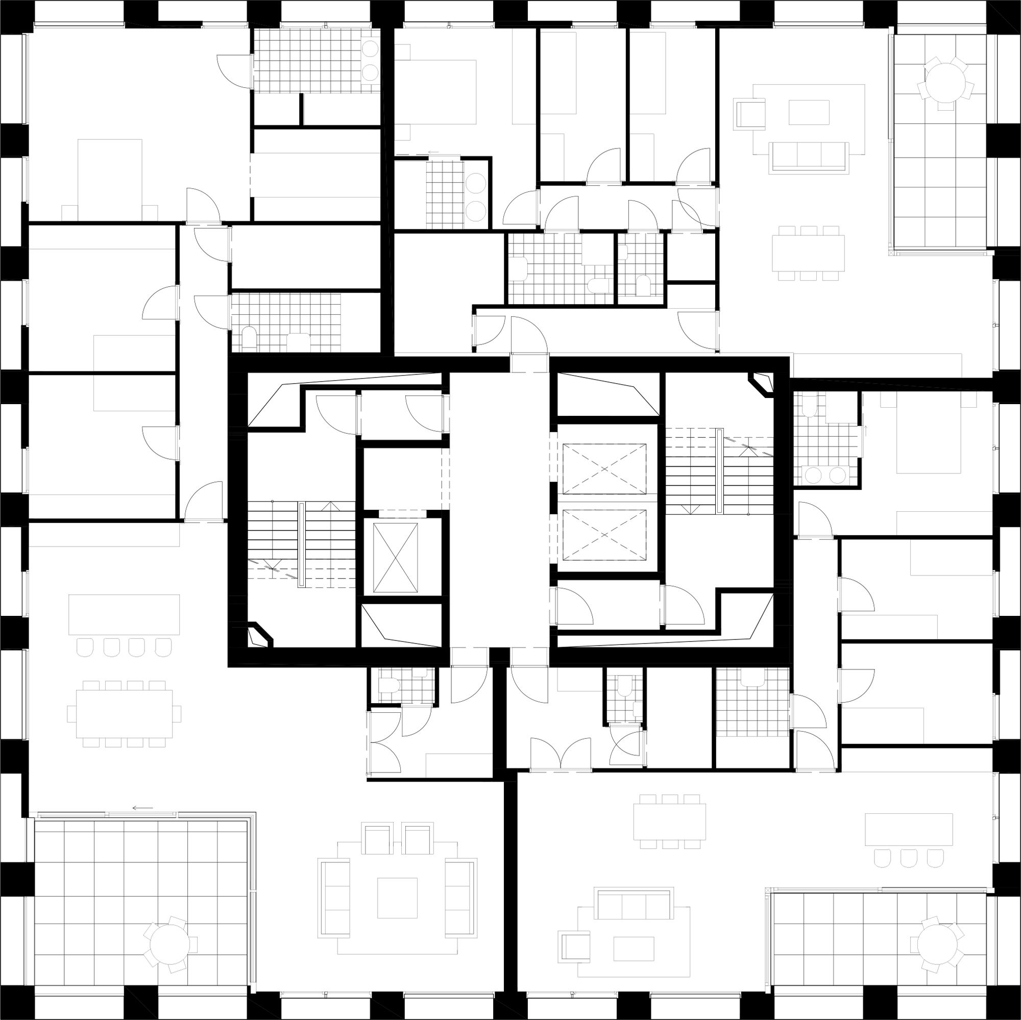 Floor plan level 1128