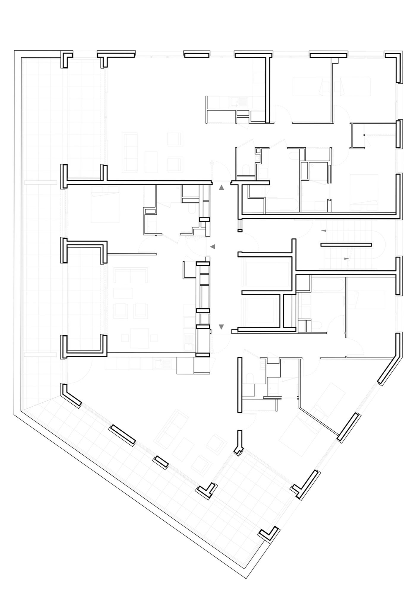 Floor plan level 1132