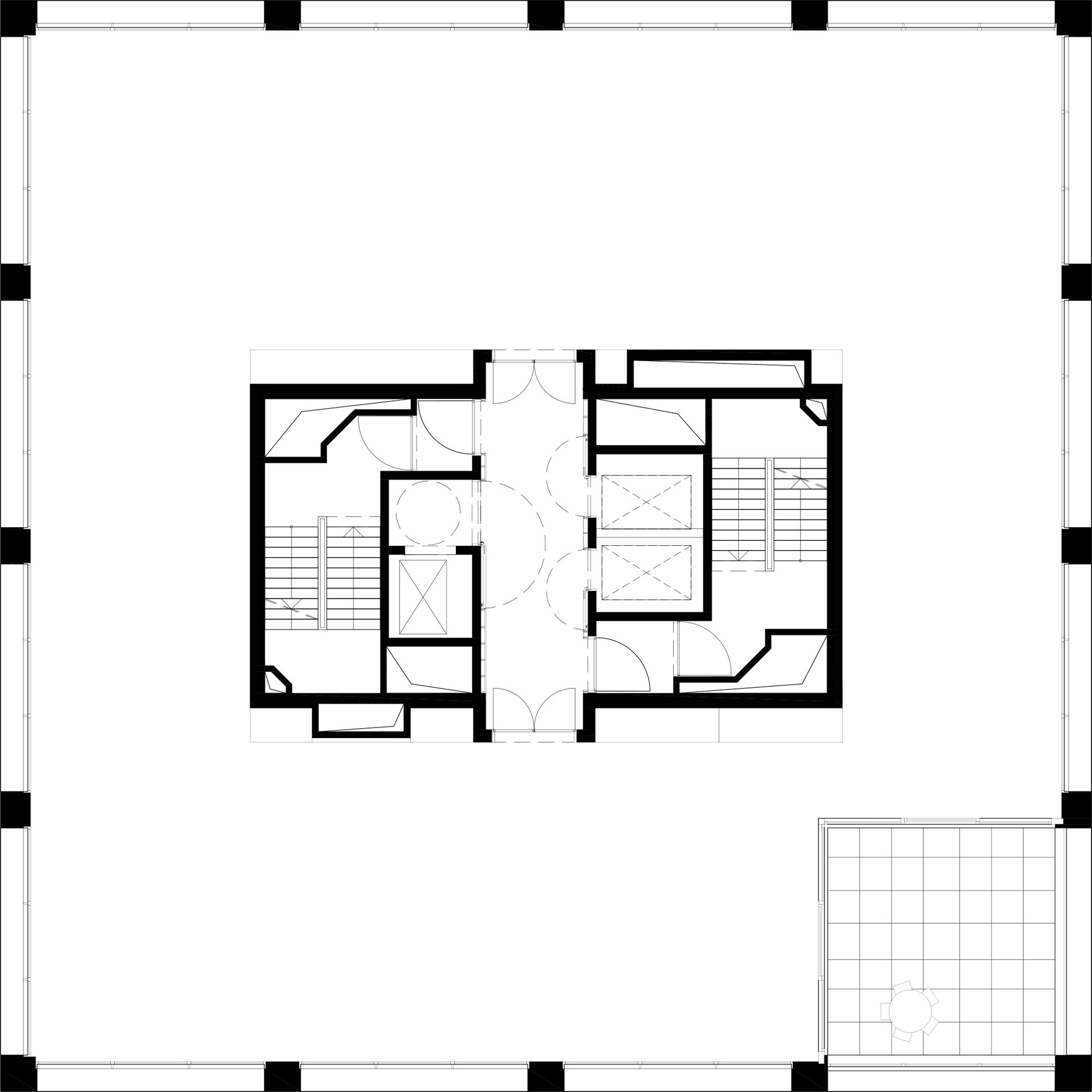 Floor plan level 1630