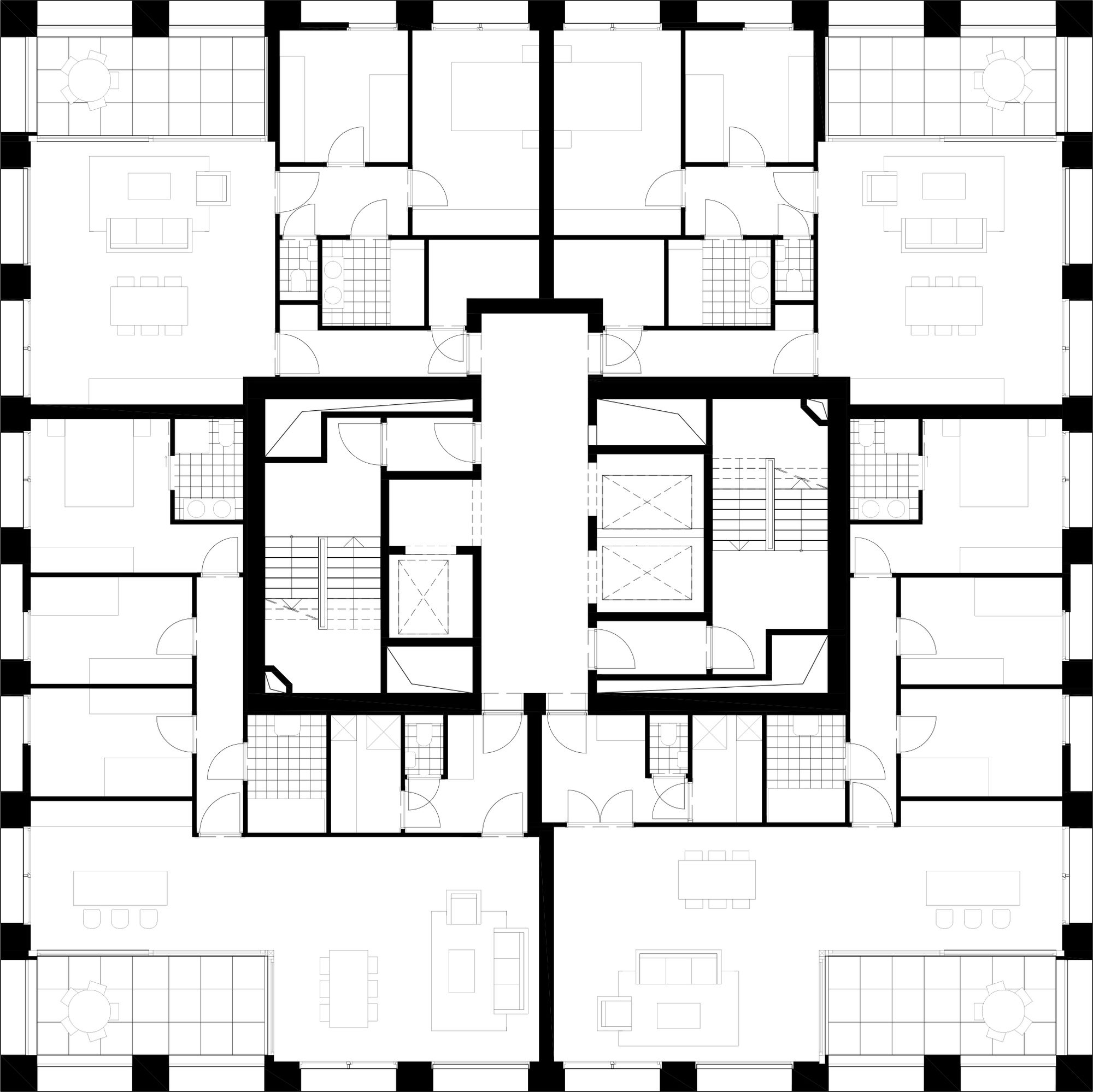 Floor plan level 527