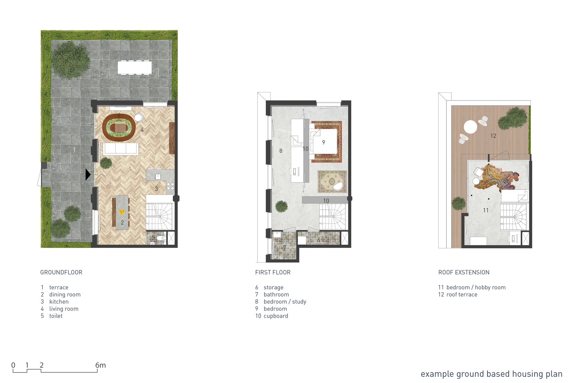 Ground based housing plan26