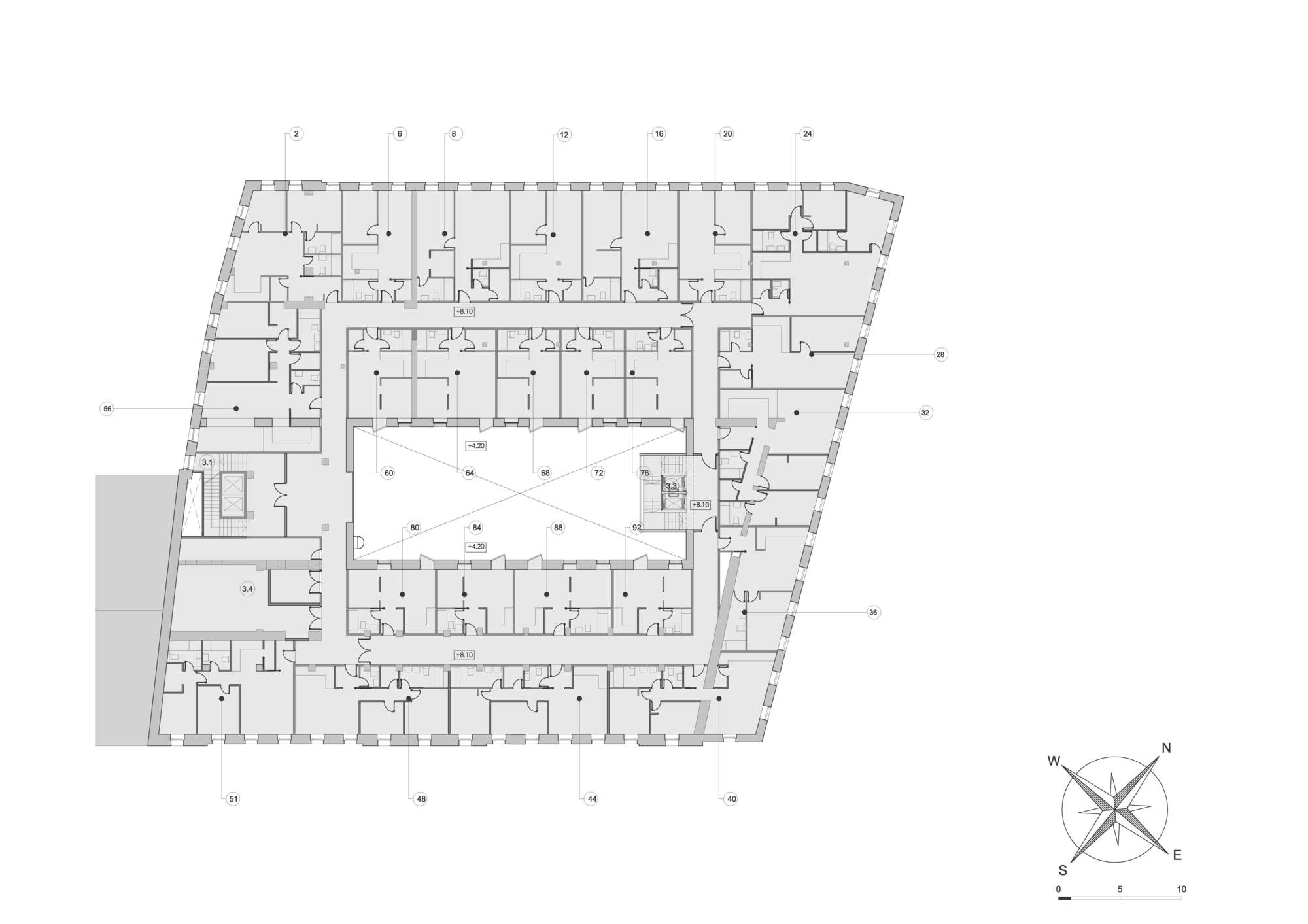Sovremennik Residential Building Extension
