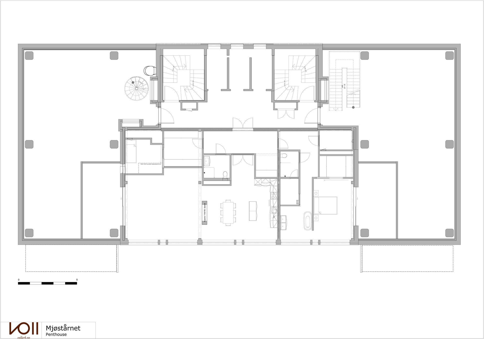 Penthouse floor plan30