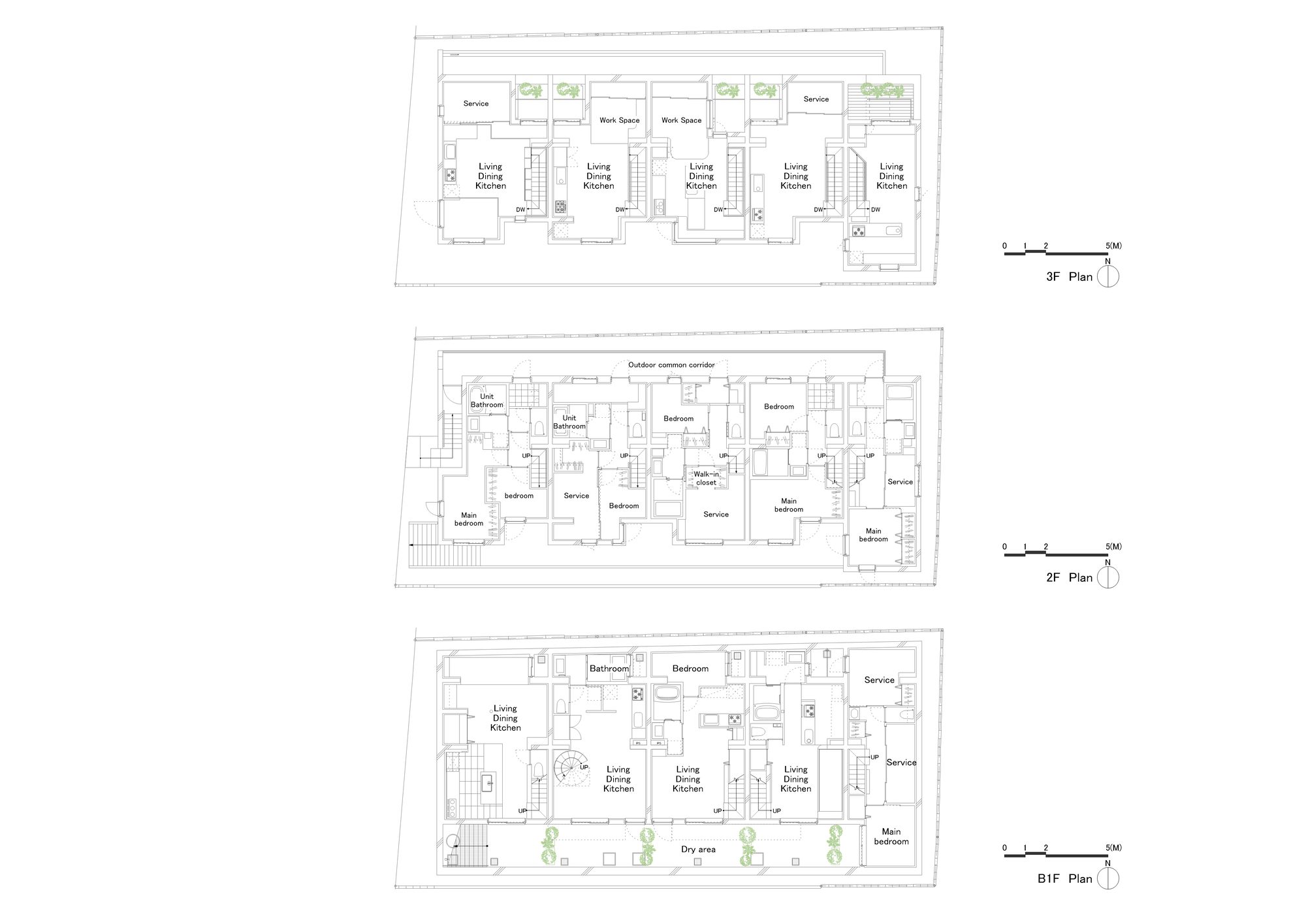 Plan B1, 2nd and 3rd floor12
