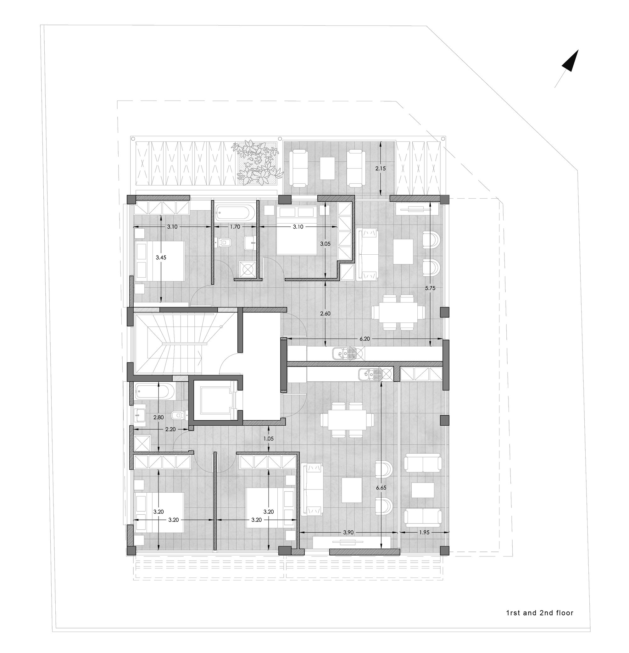 Plan First and second floor22