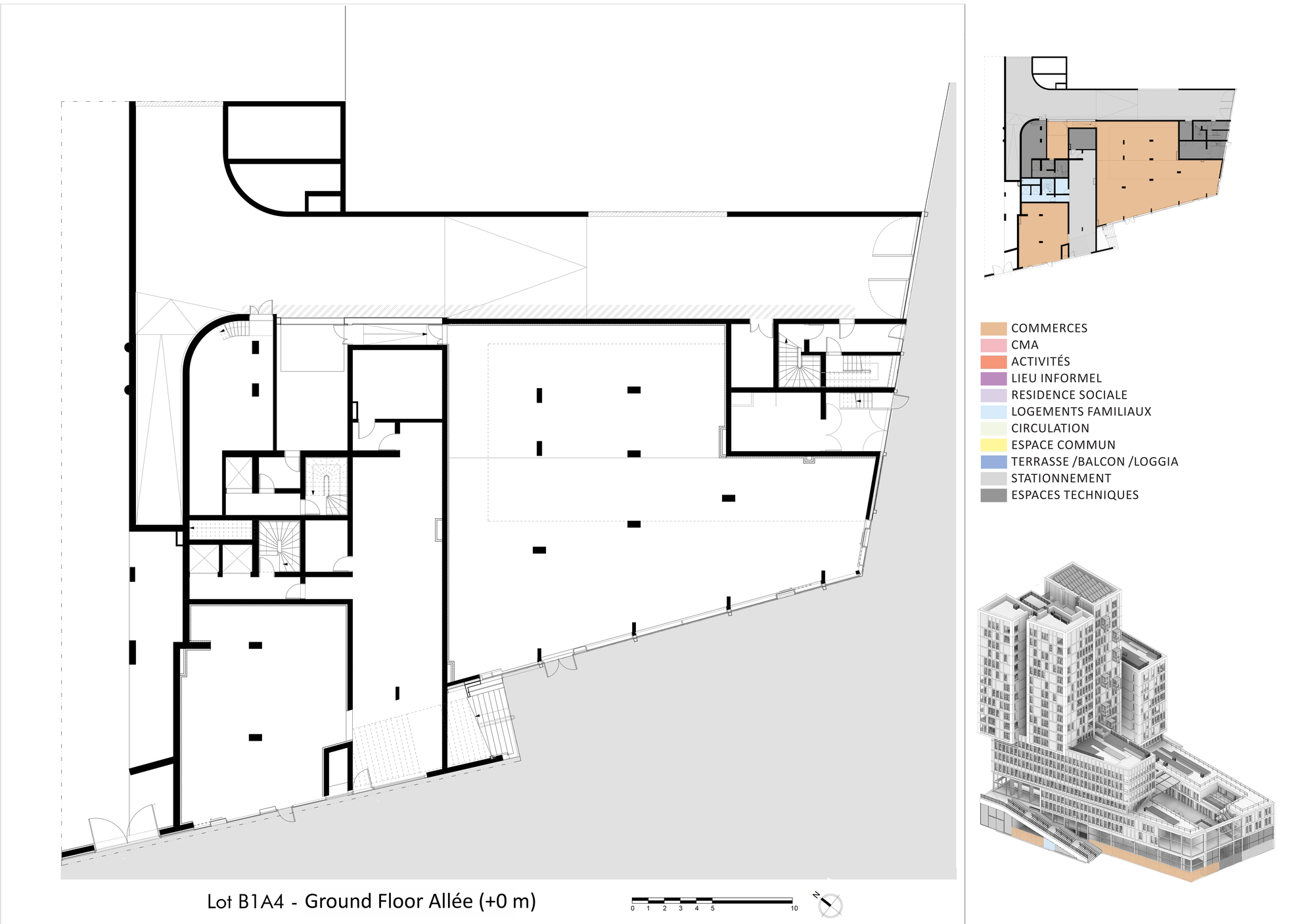 Bruneseau B1A4 Social Housing