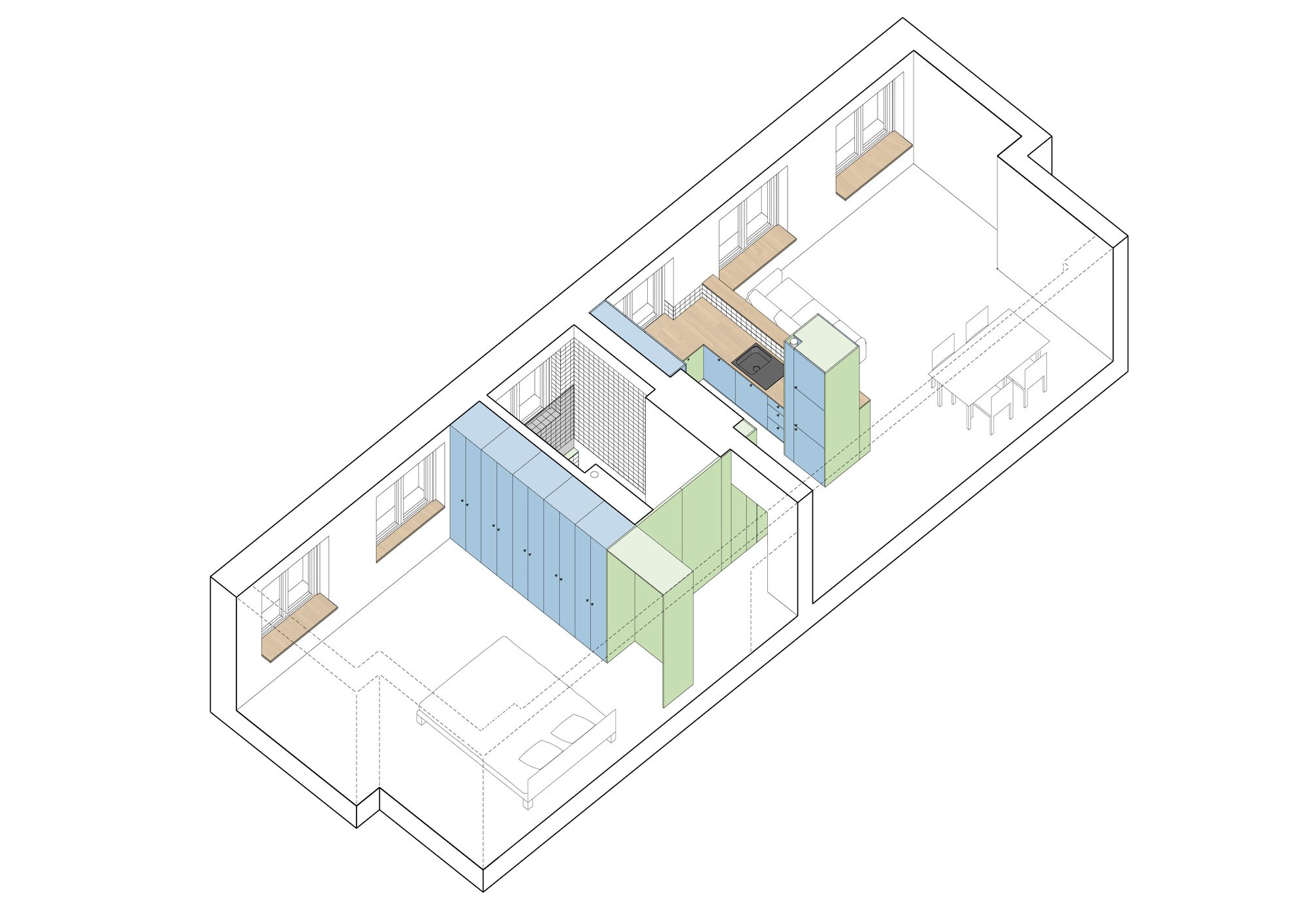 Refurbishment of An Apartment from the 50s,