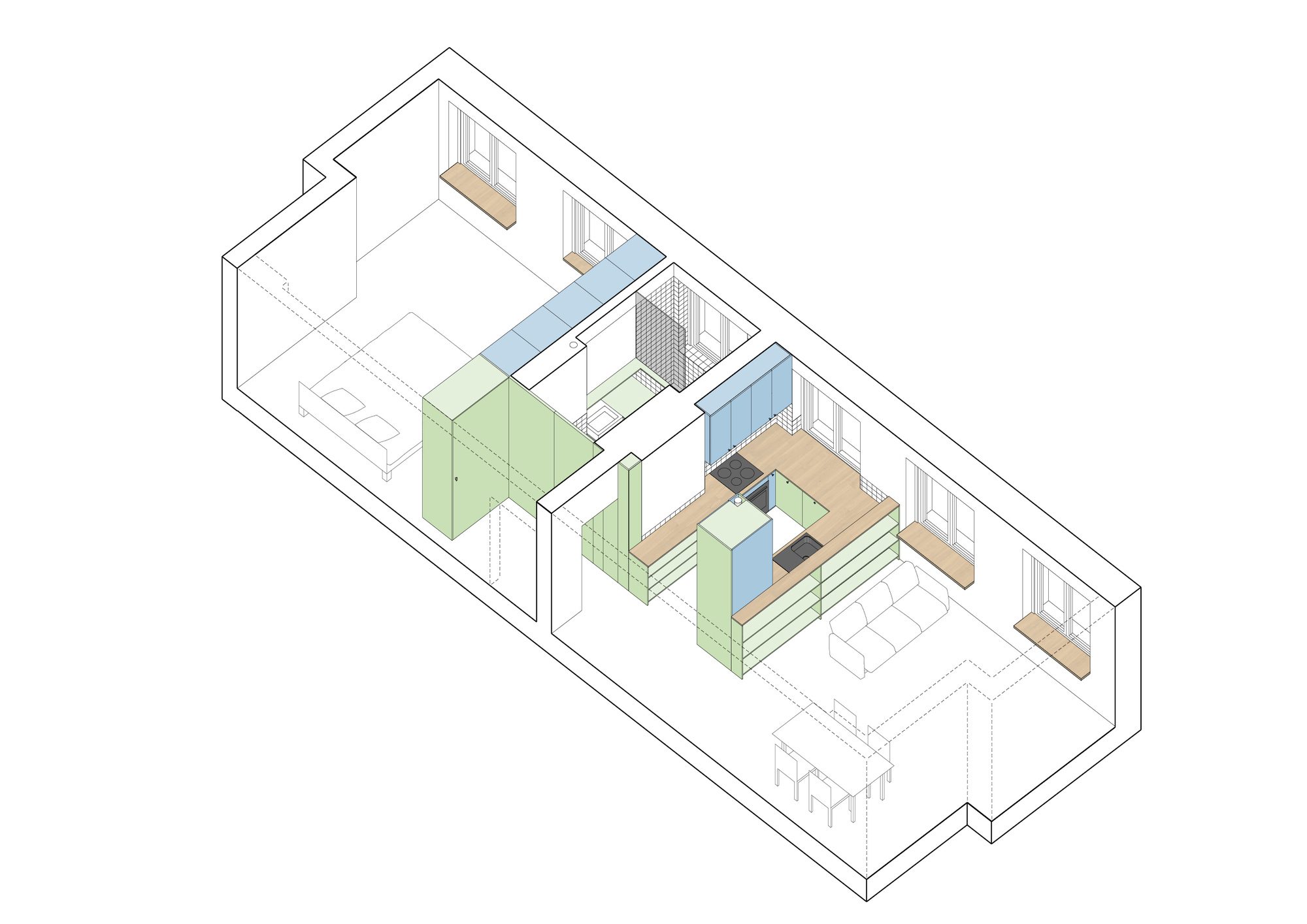 Refurbishment of An Apartment from the 50s,