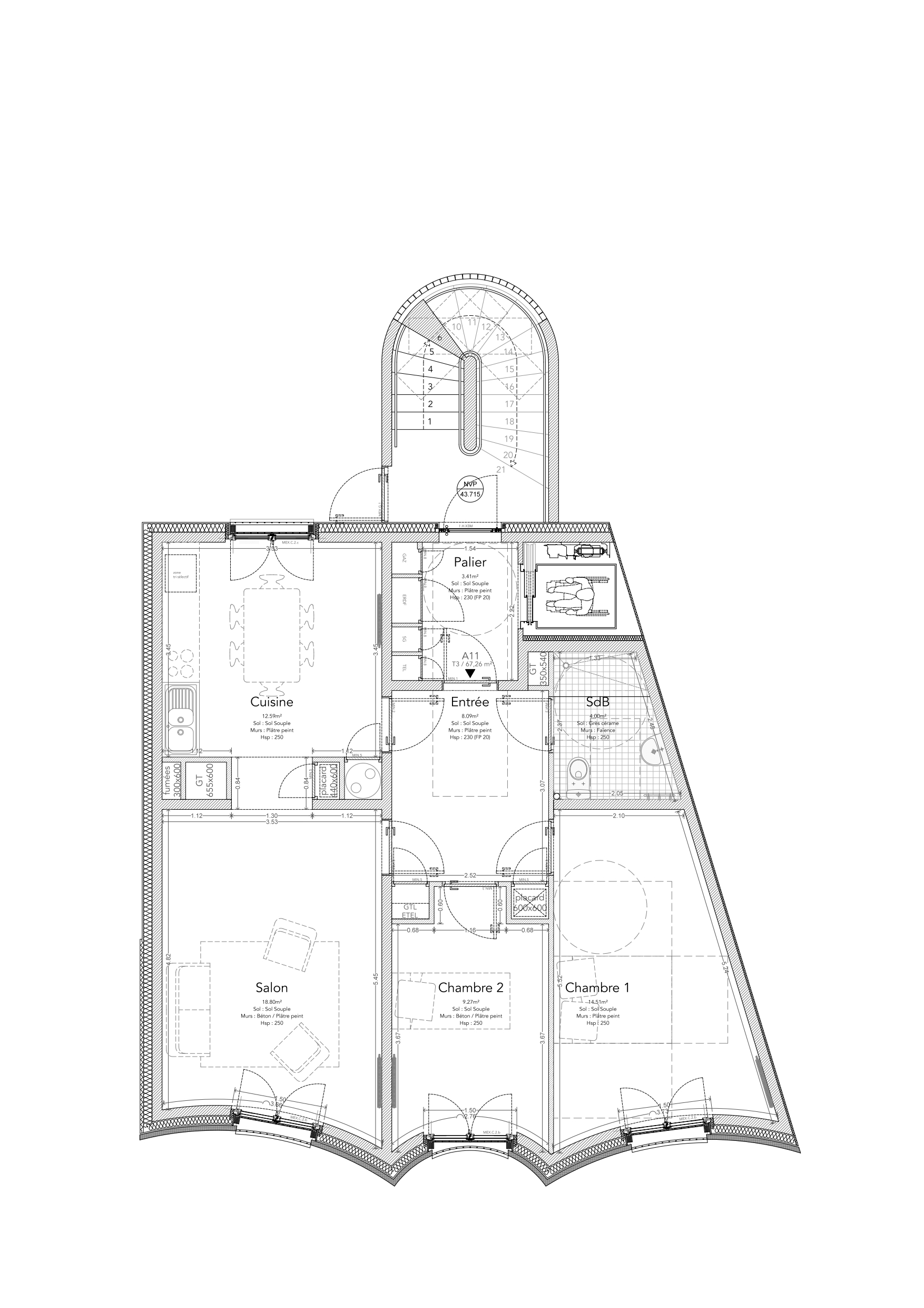 8 Housing Units in Rue Jean-Bart