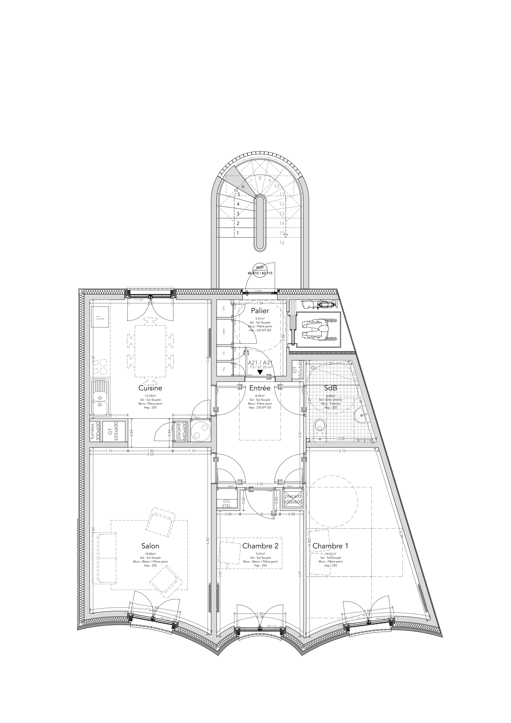8 Housing Units in Rue Jean-Bart
