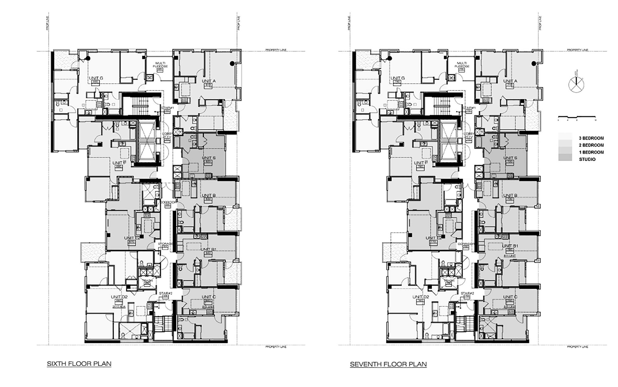 Sixth and Seventh Floor Plans13