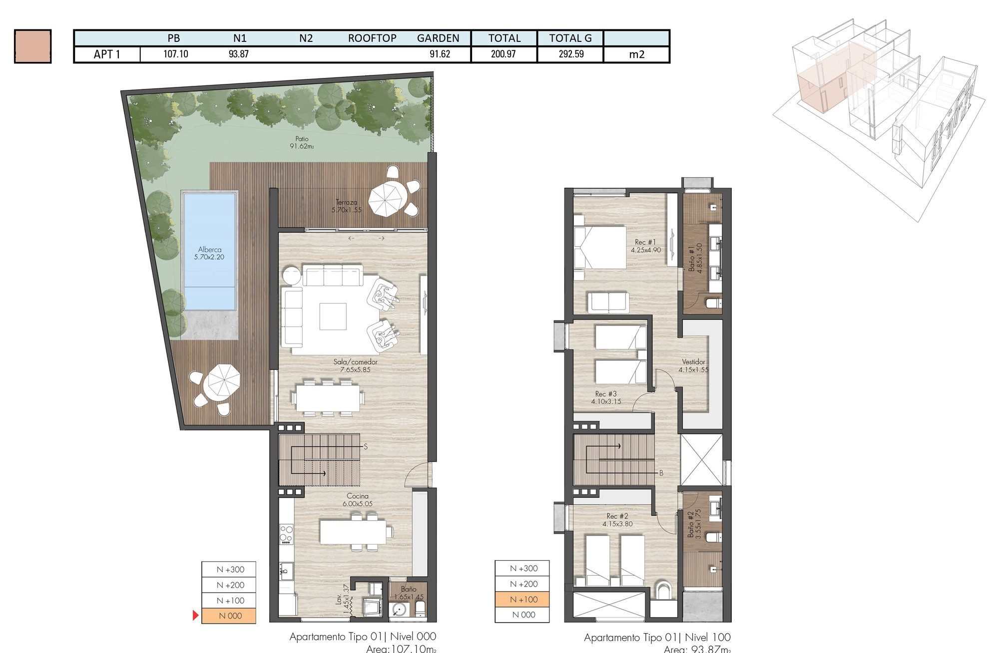 Type 01 Apartment Plan34