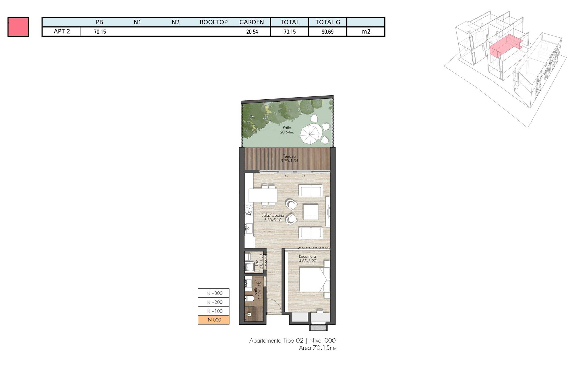Type 02 Apartment Plan35