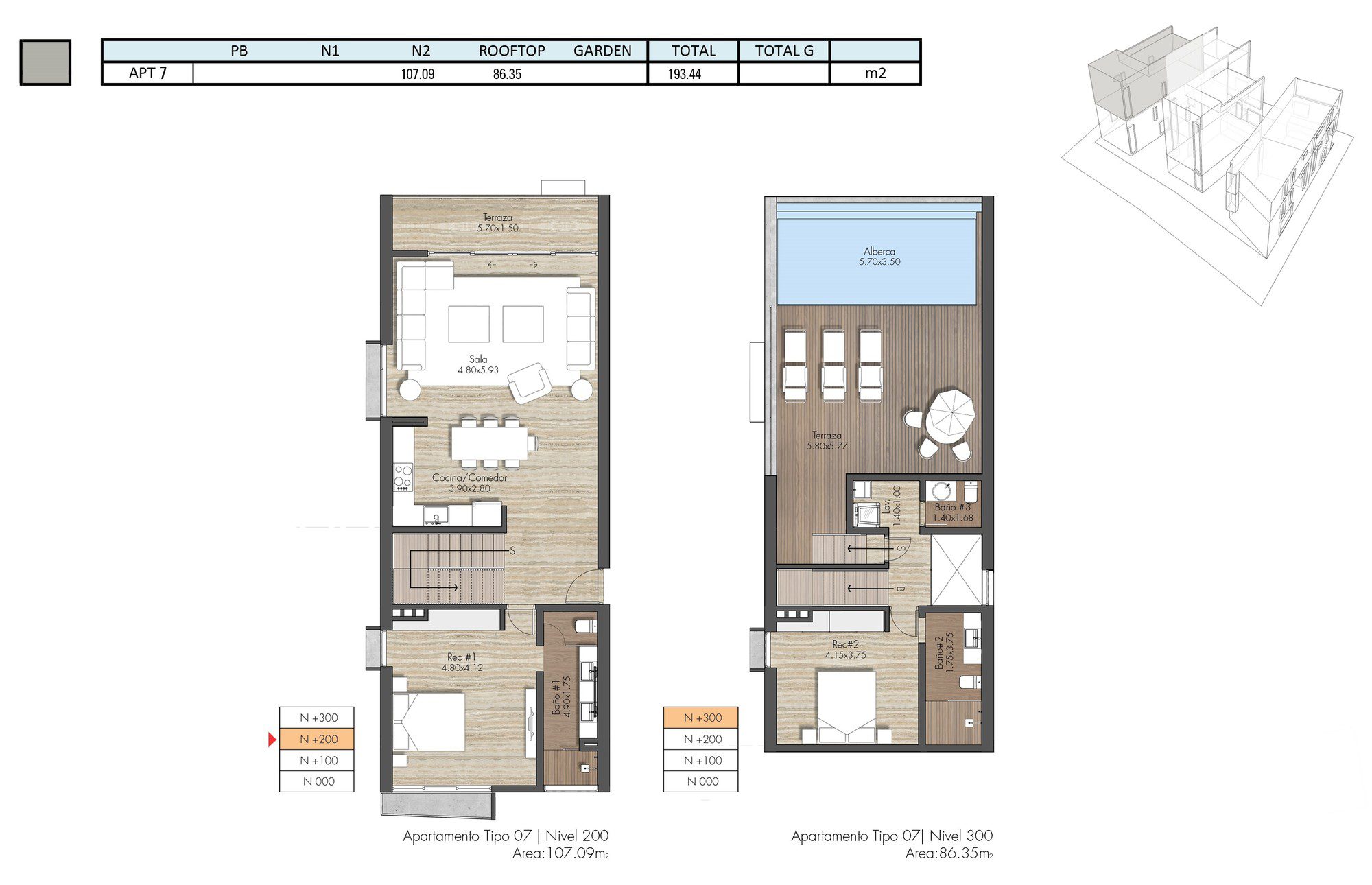 Type 07 Apartment Plan40