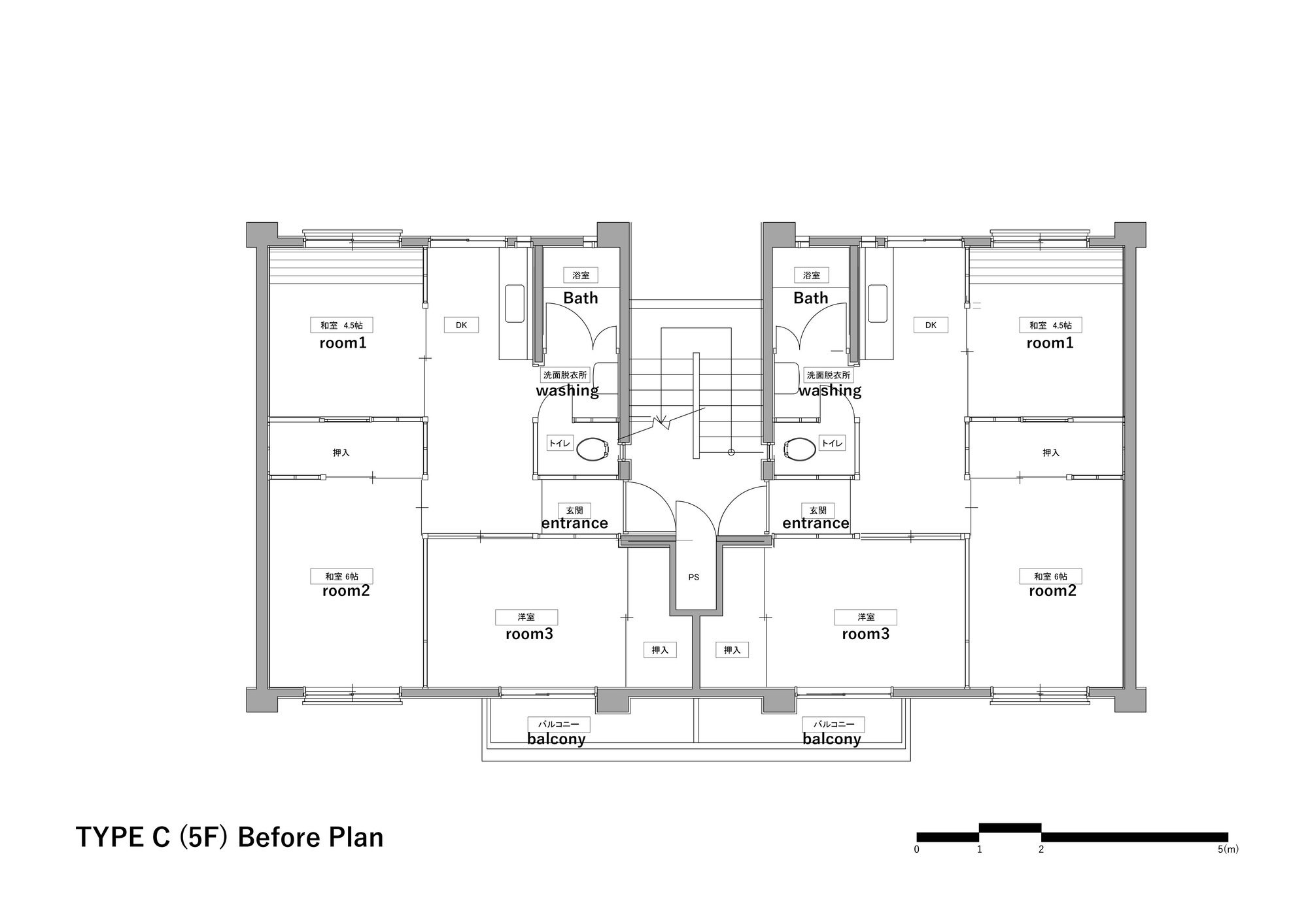 Type A (5F) Before Plan25