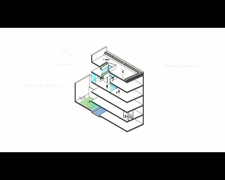 View from Stairs inside void GIF26