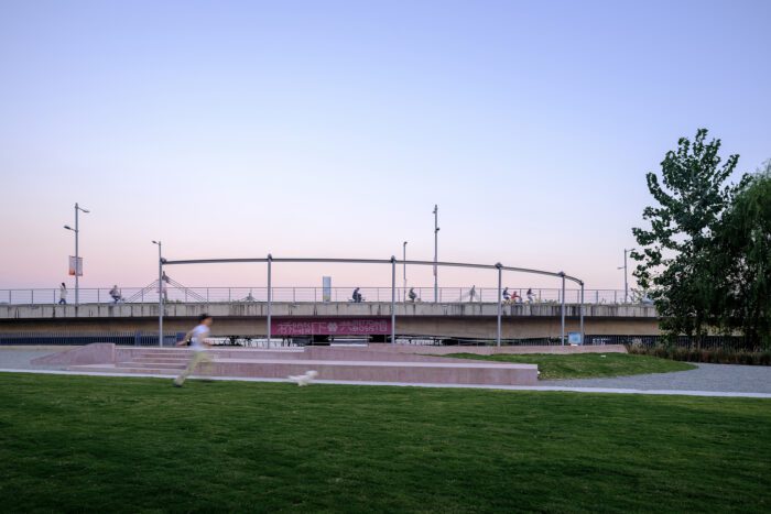 Arena Under Bridge