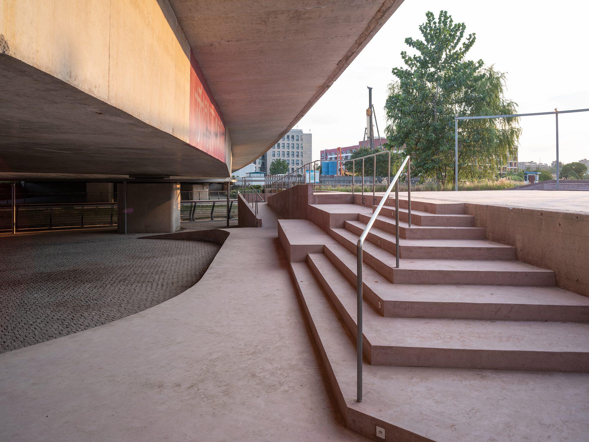 Arena Under Bridge
