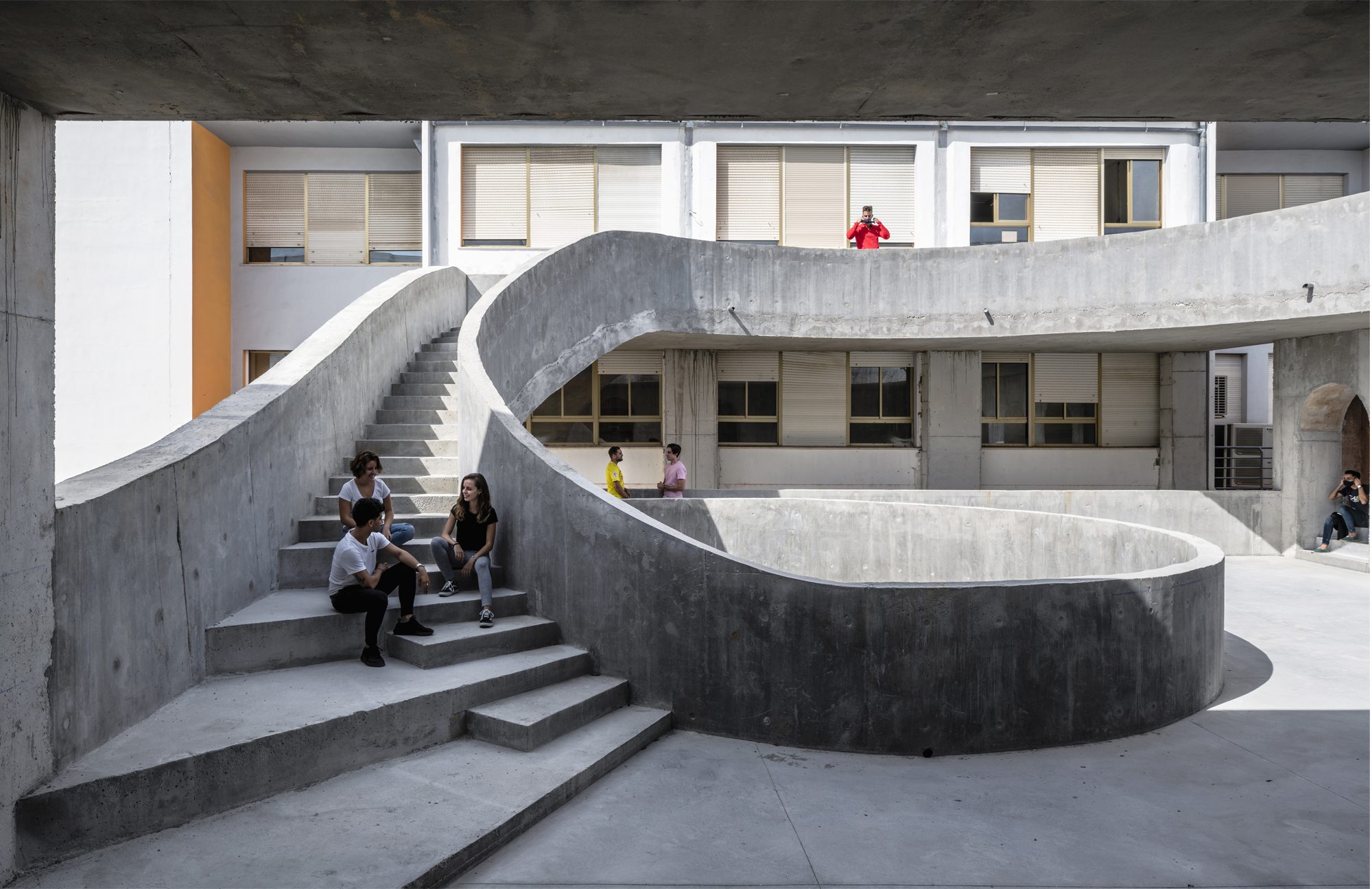 Improvement in the Courtyards of the University of Malaga