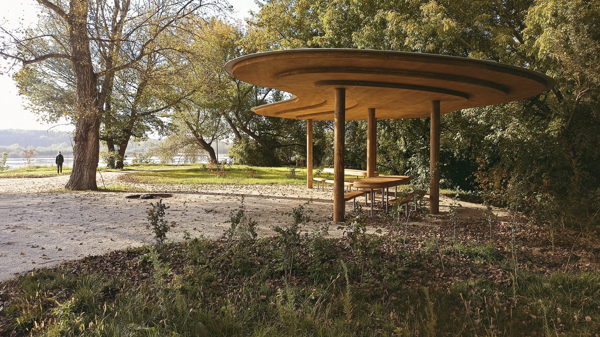 Recreational Area at the Vistula Riverside