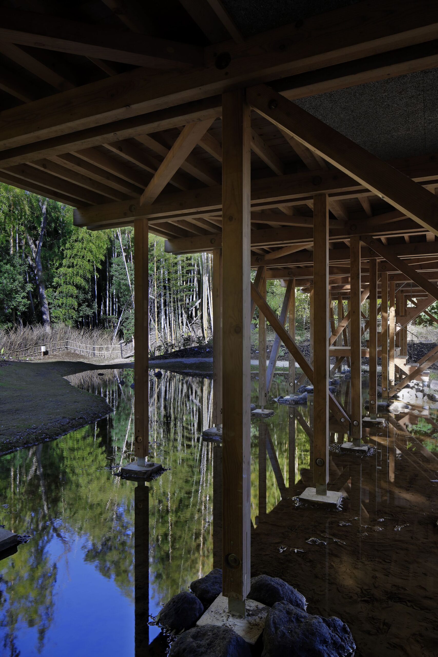 Long House with an Engawa Senior Daycare Center