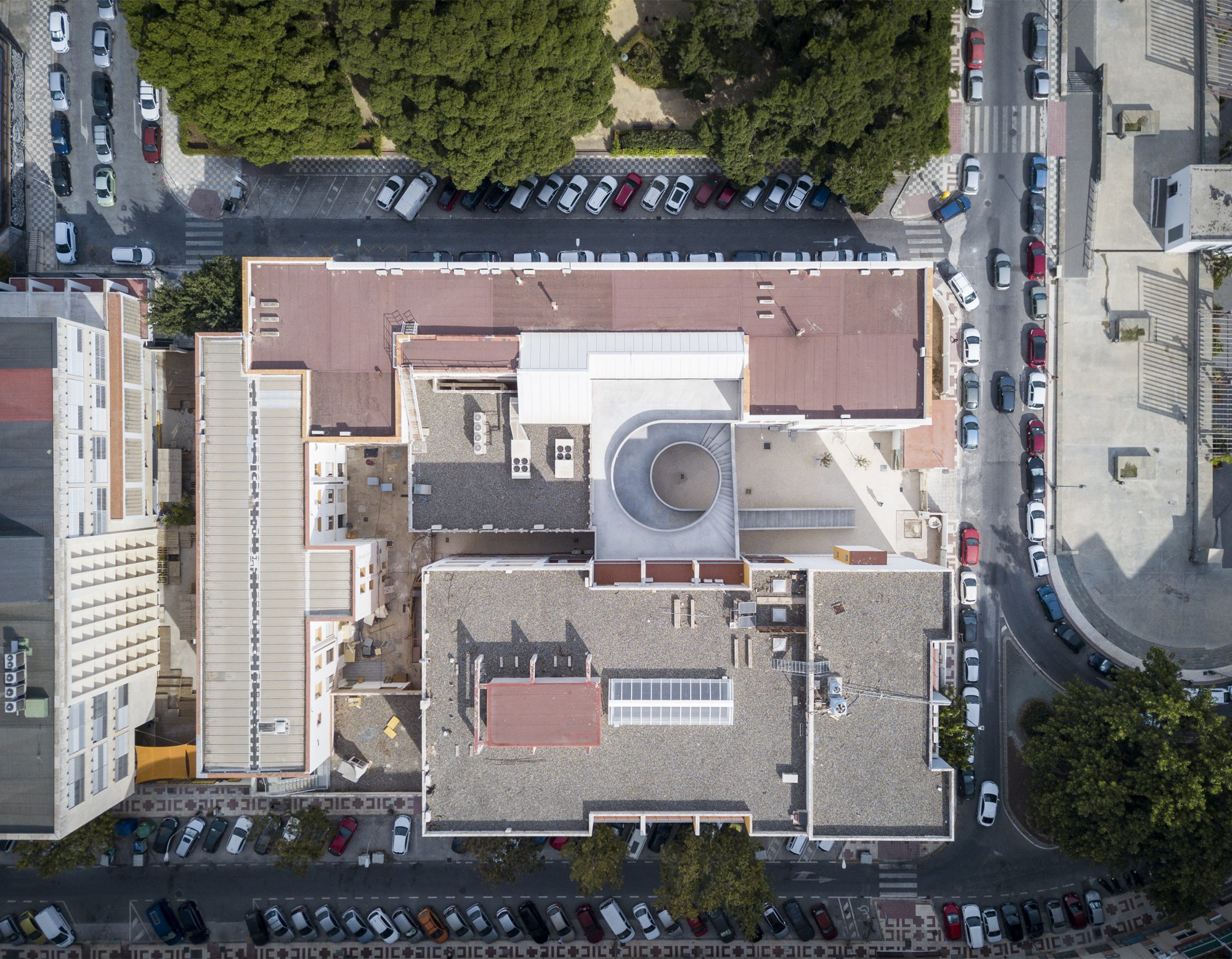 Improvement in the Courtyards of the University of Malaga