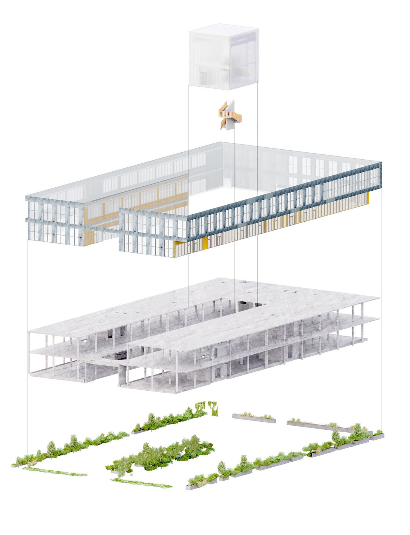 Courtyard Mixed-Use Building