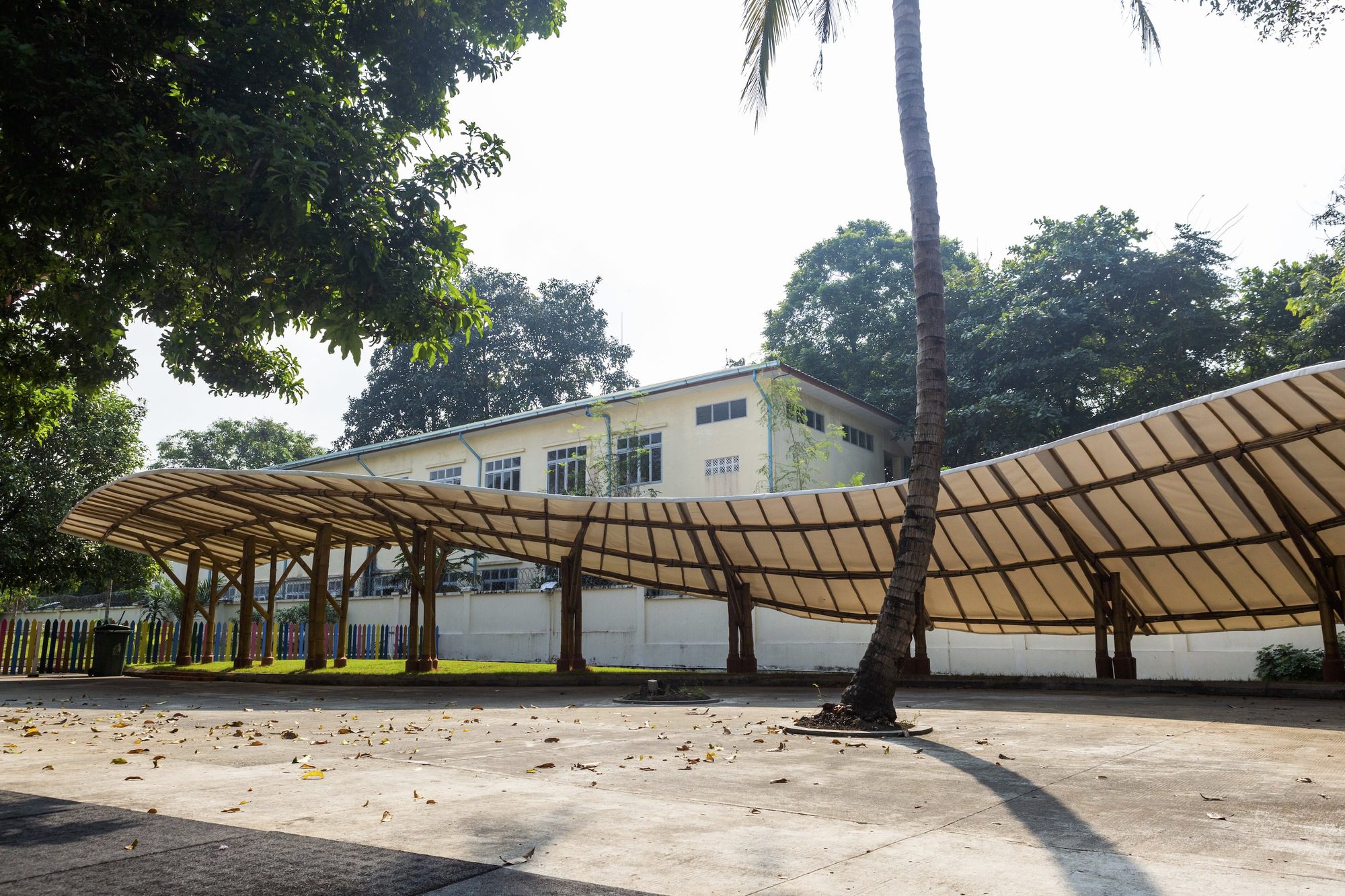 Shade School Playground Pavilion
