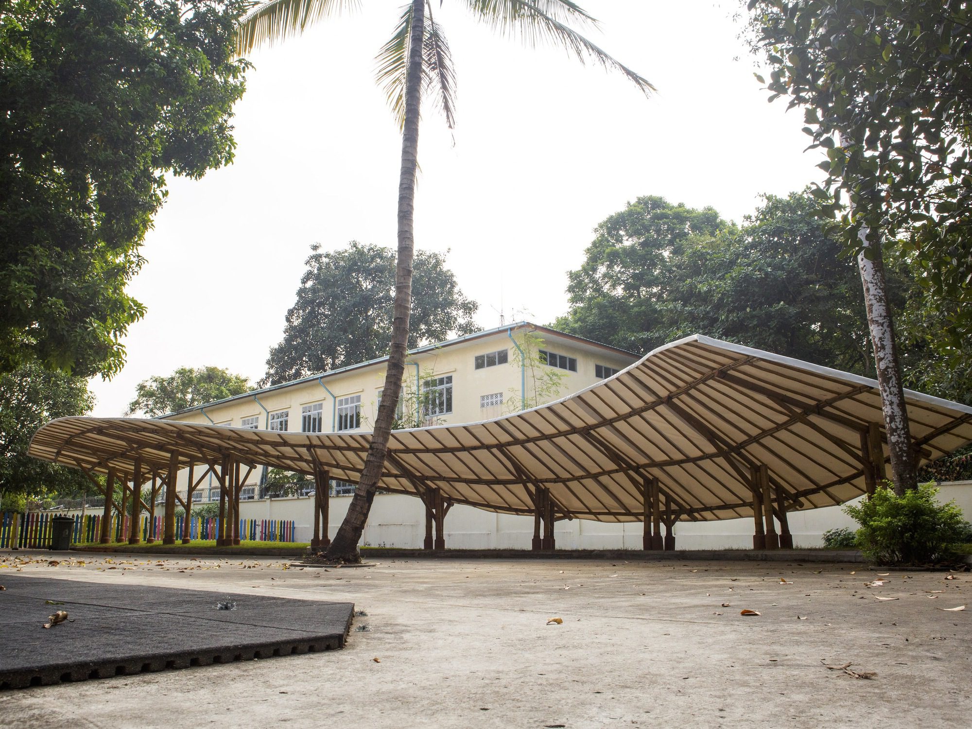 Shade School Playground Pavilion