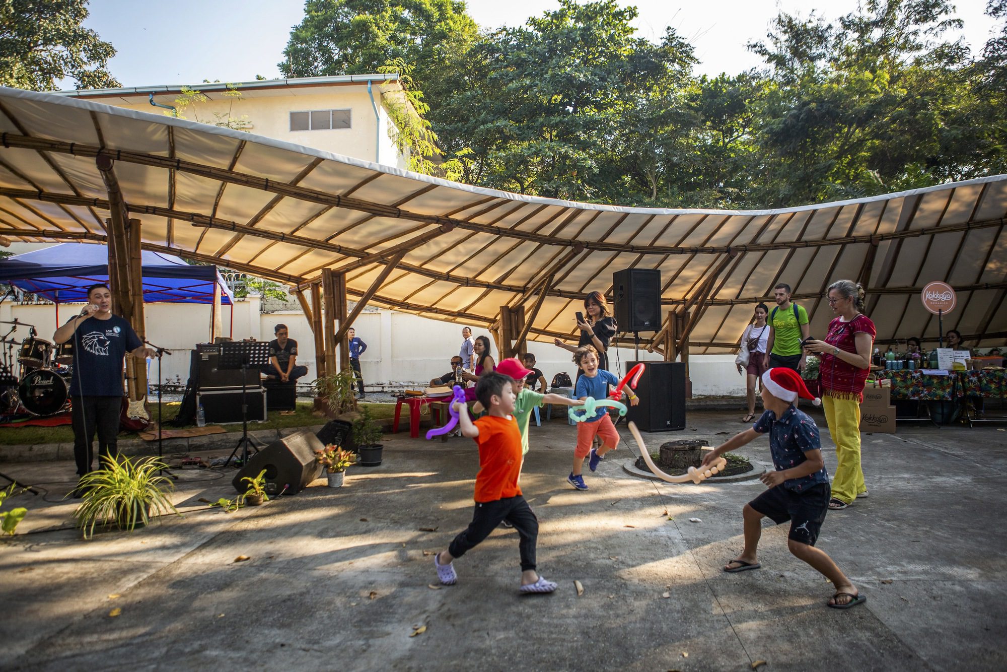 Shade School Playground Pavilion