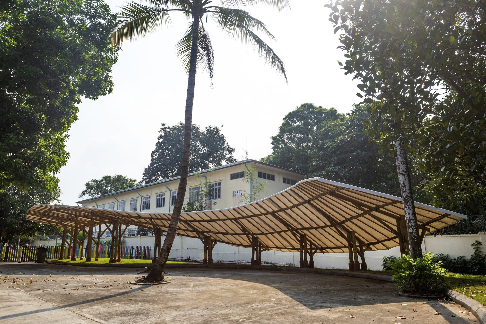 Shade School Playground Pavilion