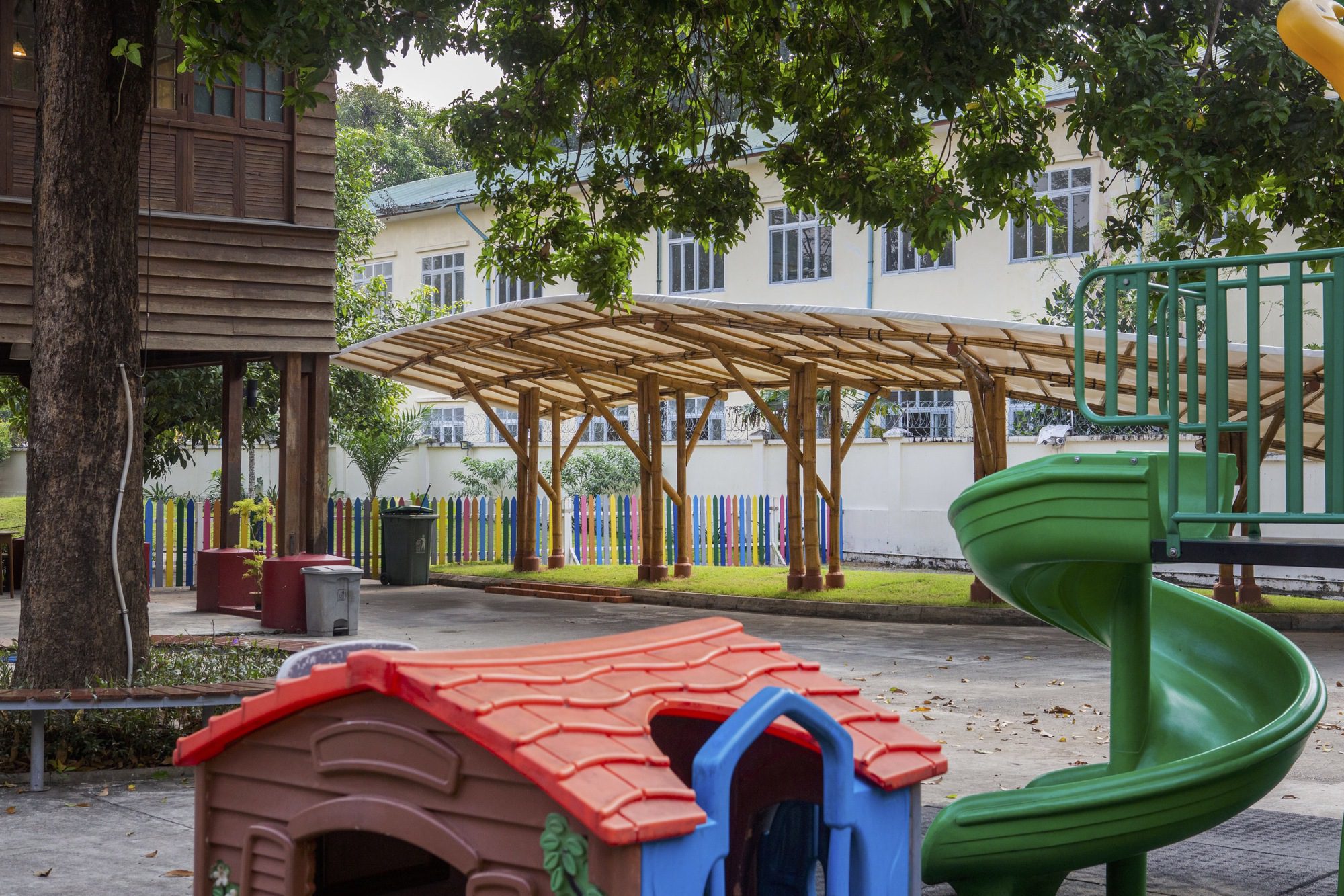Shade School Playground Pavilion
