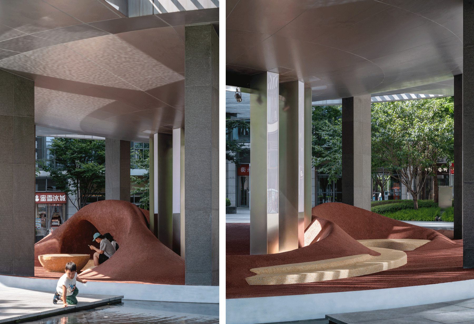 Wave Pavilion, Urban Micro-Space Regeneration Plan