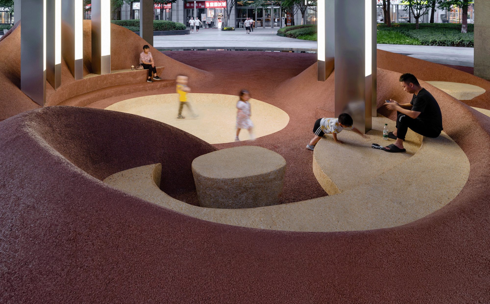 Wave Pavilion, Urban Micro-Space Regeneration Plan