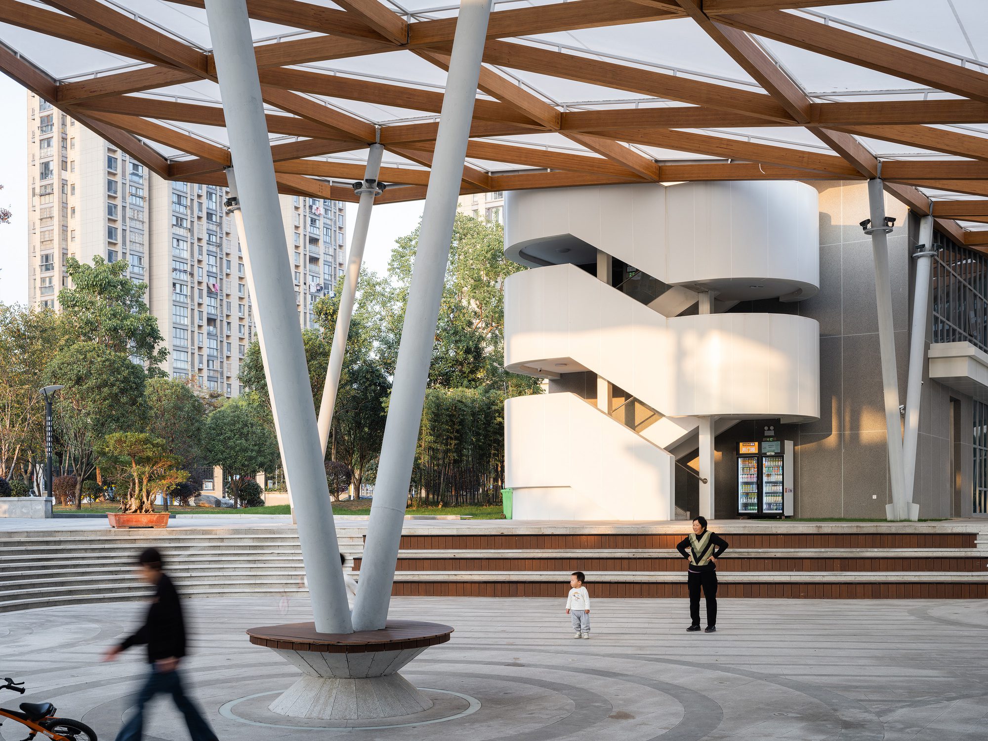 The Canopy Pavilion by the Canal