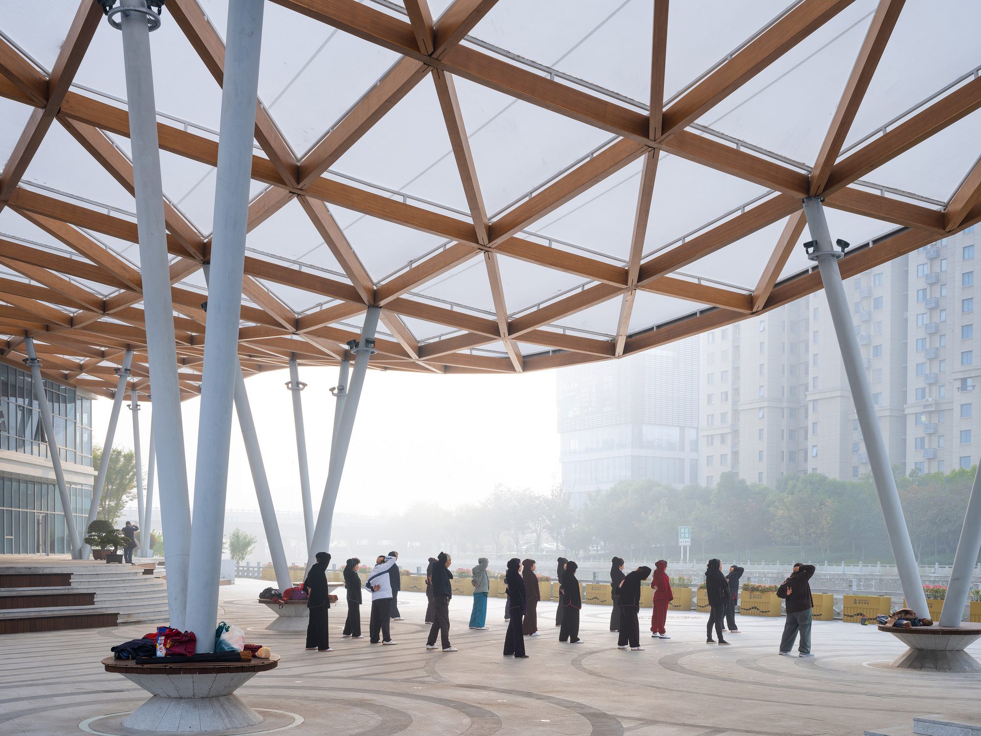 The Canopy Pavilion by the Canal