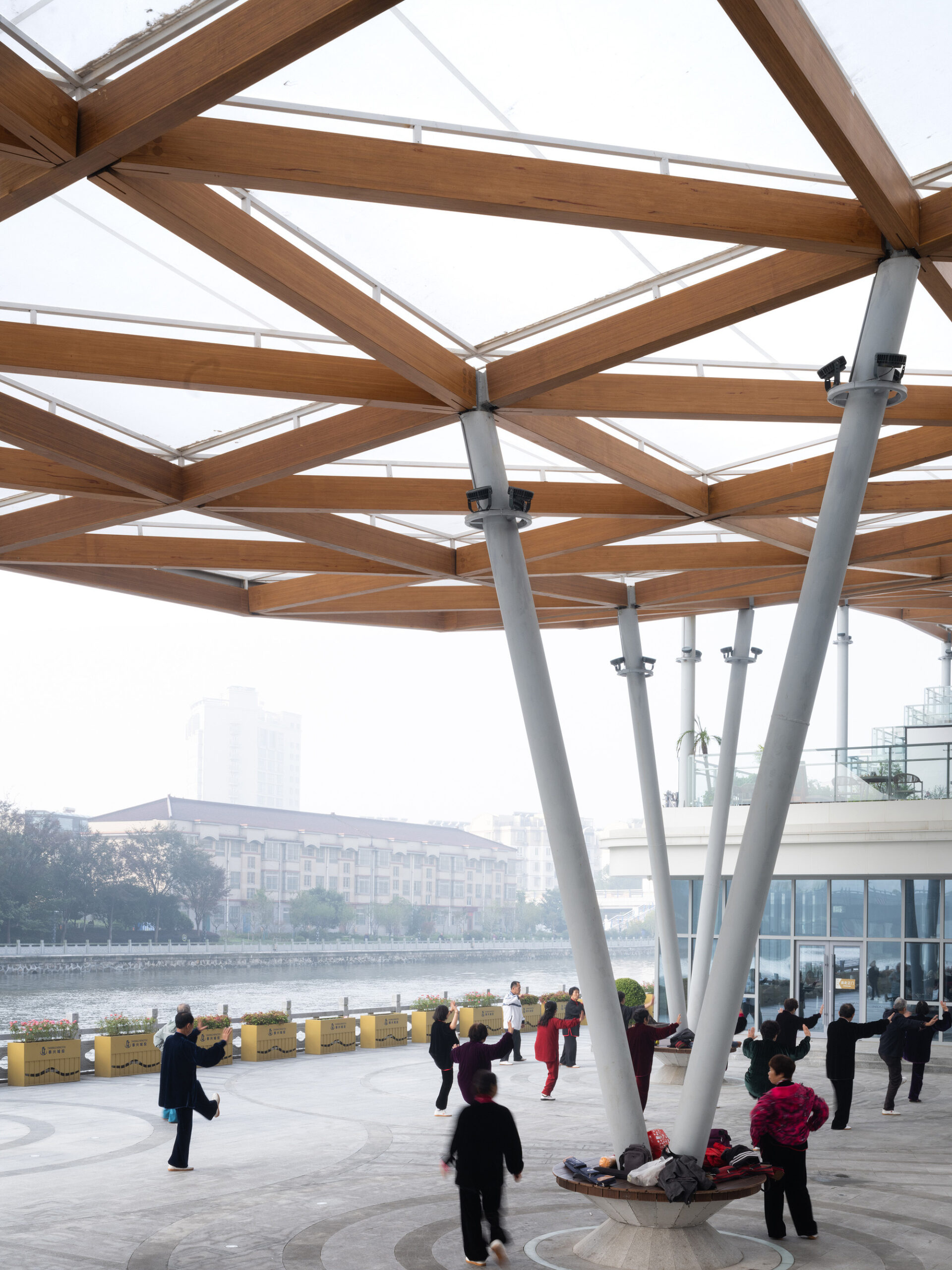 The Canopy Pavilion by the Canal