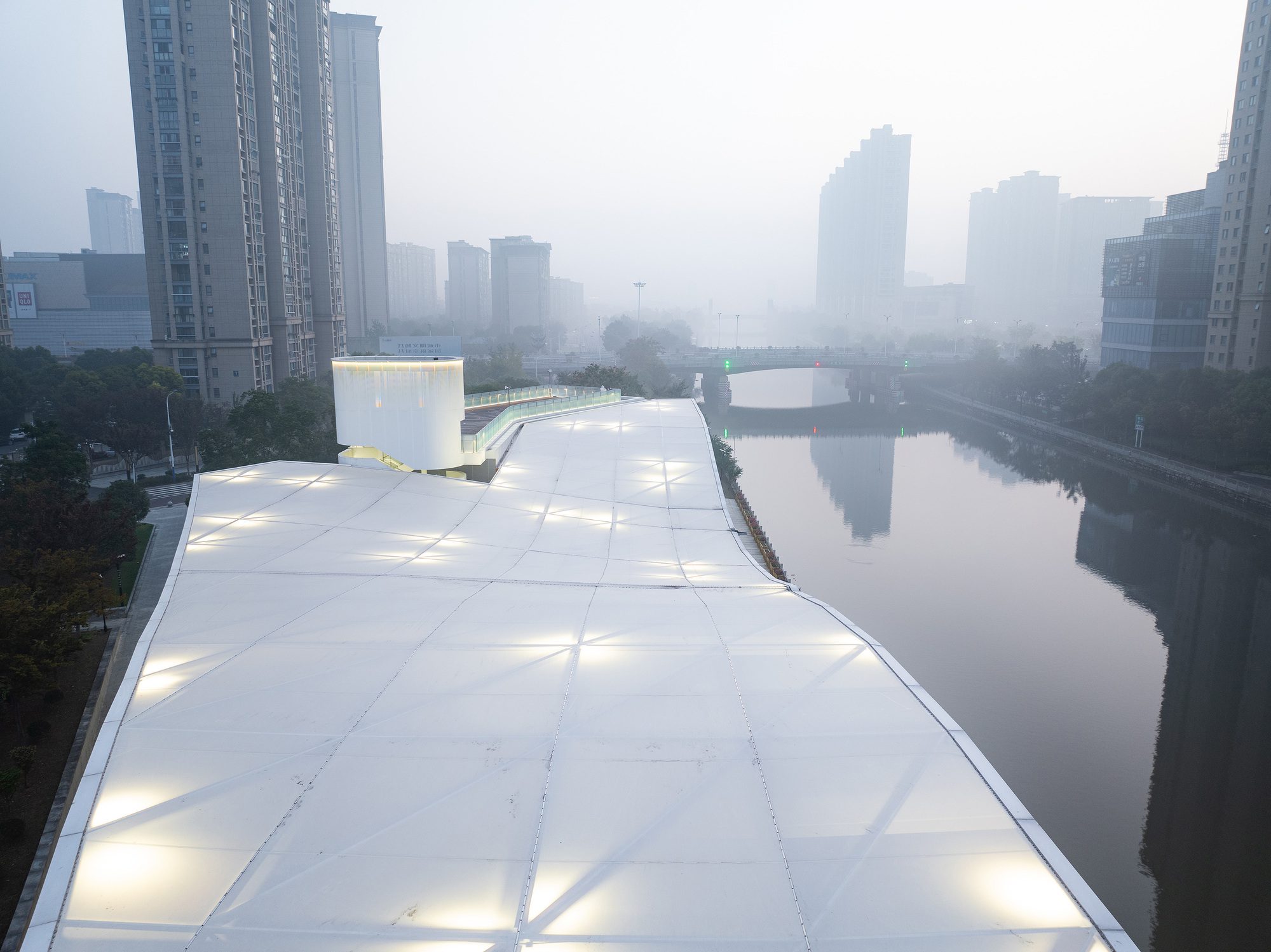 The Canopy Pavilion by the Canal
