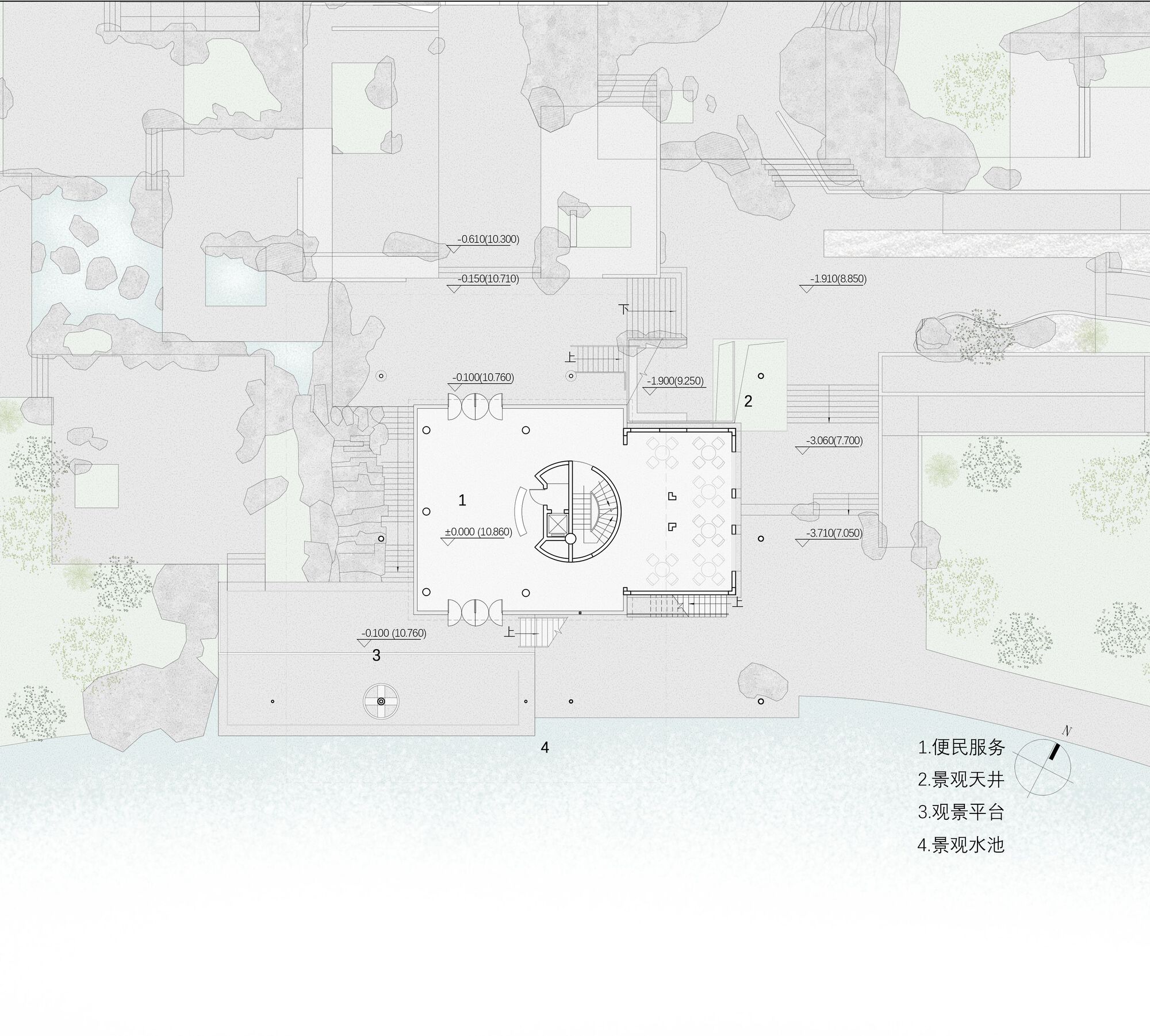 The Jianshi Station & the Tingyun Station