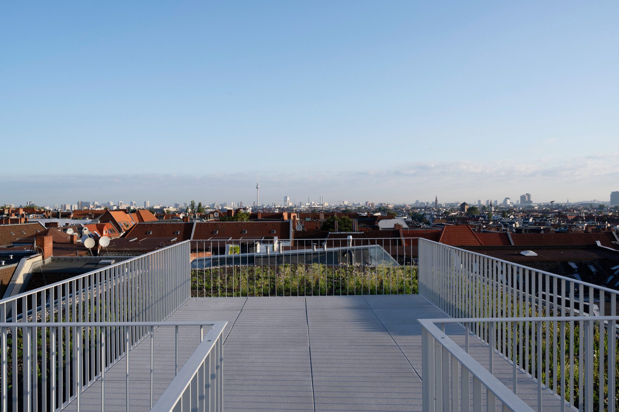 Roof With 20 Concrete Ribs
